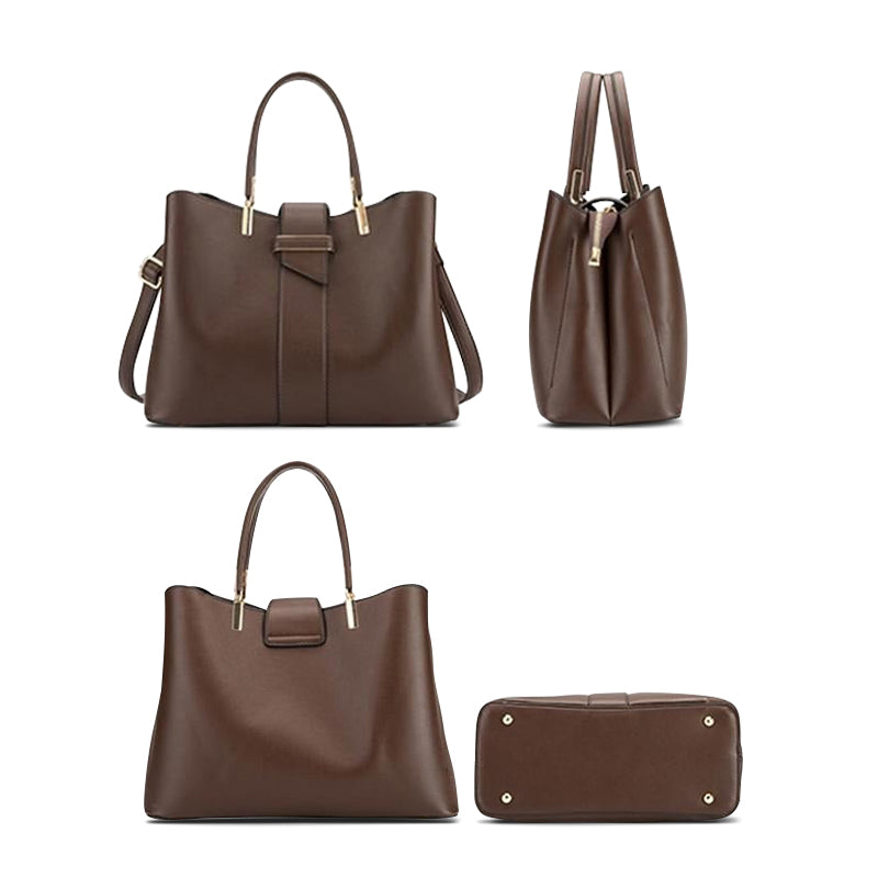 LOU™ | CLO Vegan Leren Handtas met Ruim Interieur